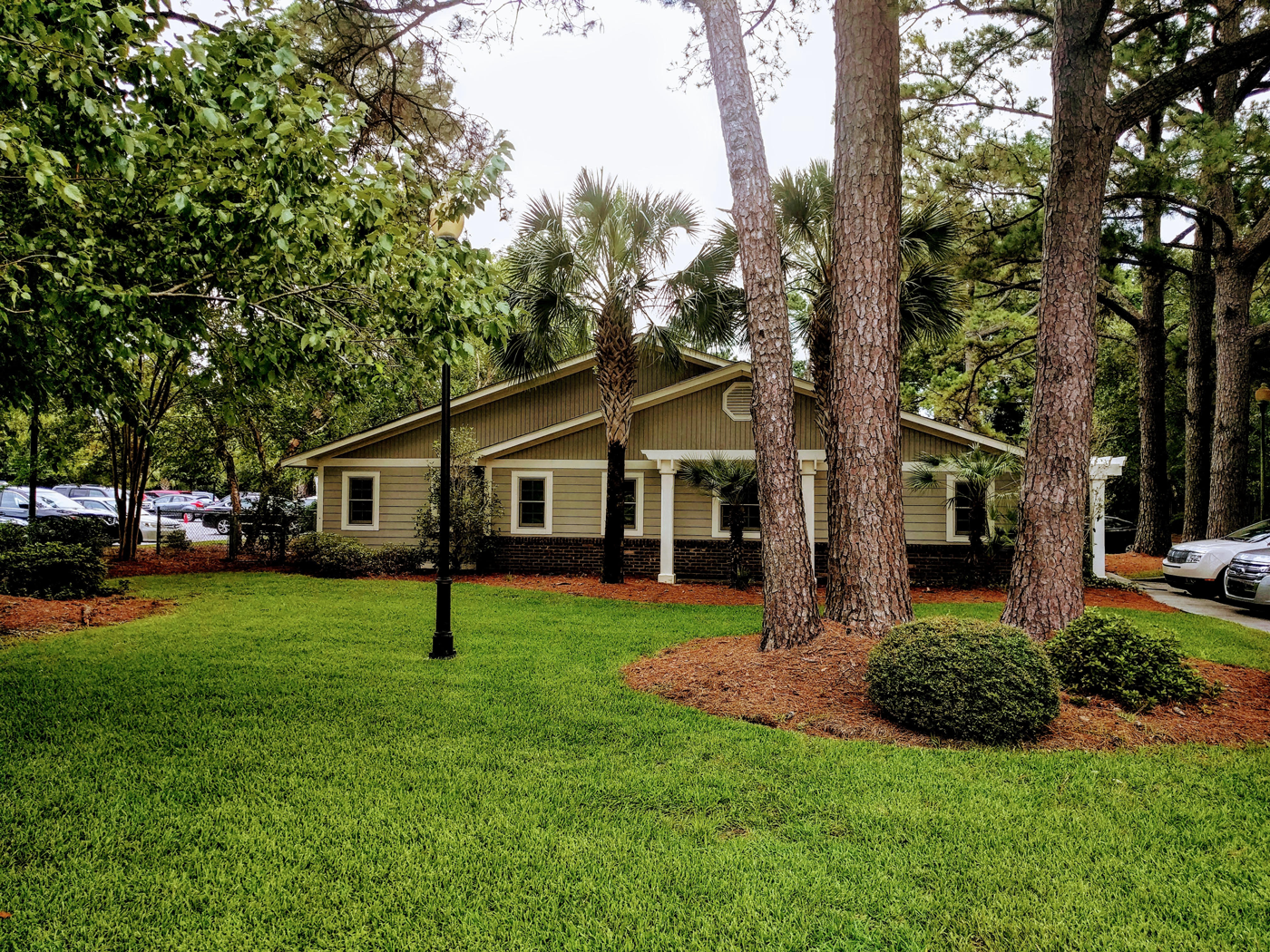 The Sweetgrass School building and landscaped grounds in Mount Pleasant, South Carolina