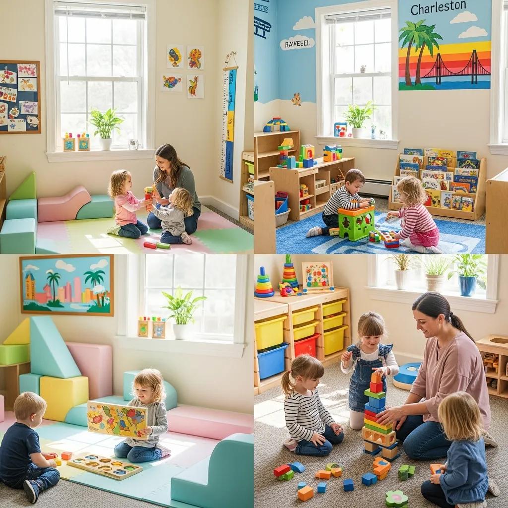 Licensed daycare center in Charleston SC with children playing and learning in a safe environment